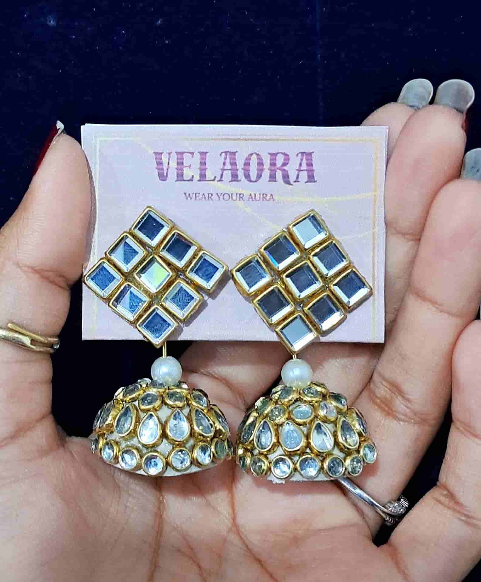 2 in 1 Laal Ishq Jhumki by Velaora Jewels
